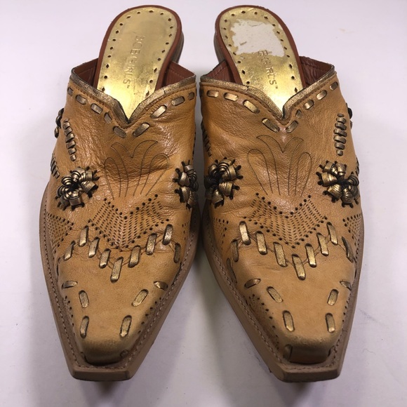 BCBGirls Western Shoes Cowboy Boots Slip-On Mules - Picture 4 of 7